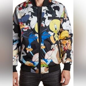 Members Only Looney Tunes Bomber Jacket‎. XXL. NWT.